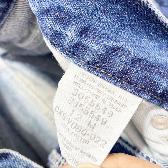 Vintage Style Lee Dark Wash High Waist Mom Denim Jeans 12 - Picture 10 of 12